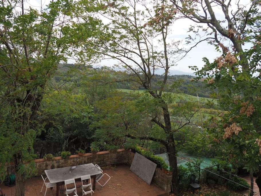 Appartamento Con Vista Panoramica In Chianti 산 도니노 외부 사진