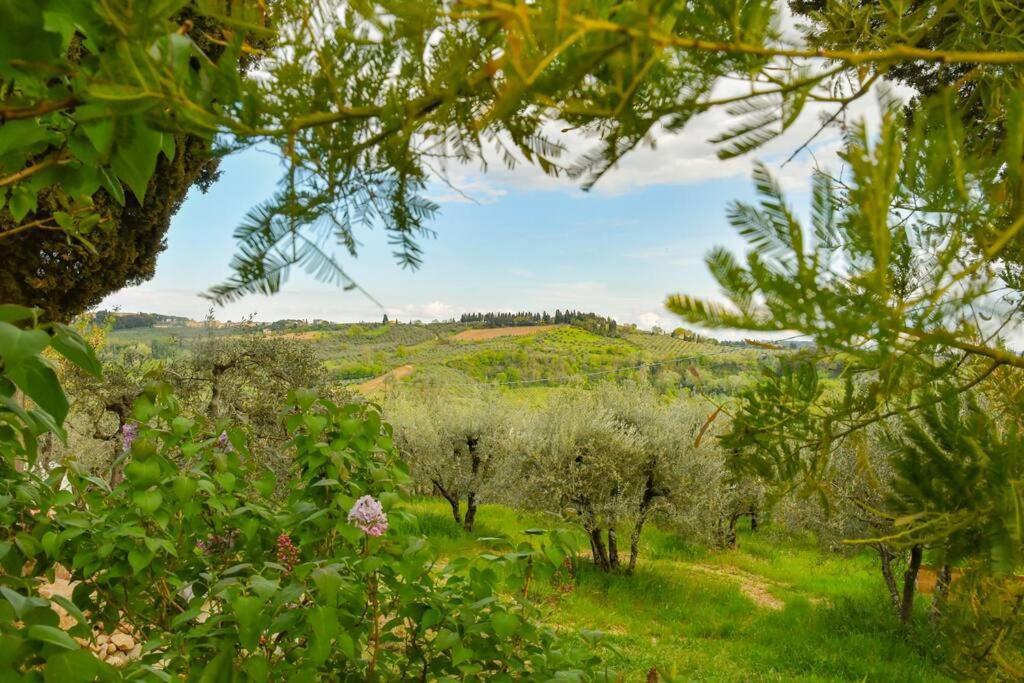 Appartamento Con Vista Panoramica In Chianti 산 도니노 외부 사진